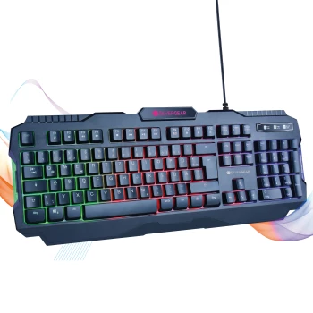 Gaming-Tastatur mit Regenbogenlicht