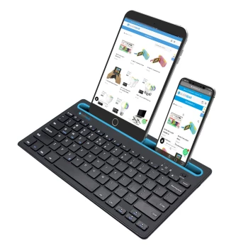Bluetooth Tastatur mit Tablet-Halterung - QWERTY