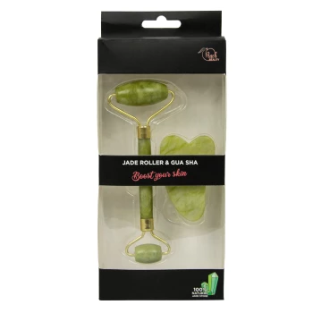 Jade Roller Xiuyu Massagegerät Kit grün