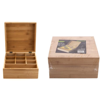 Bamboo tea box 24x24x12CM